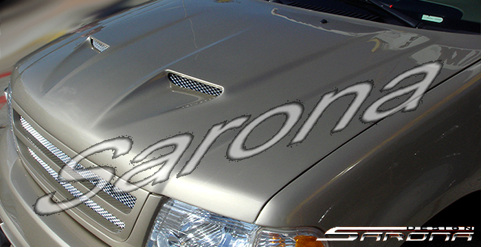 Custom Ford Explorer Hood  SUV/SAV/Crossover (2002 - 2005) - $980.00 (Manufacturer Sarona, Part #FD-010-HD)